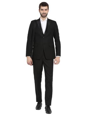 black polyester tuxedo blazer - 15615638 - Standard Image - 4