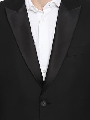 black polyester tuxedo blazer - 15615638 - Standard Image - 5