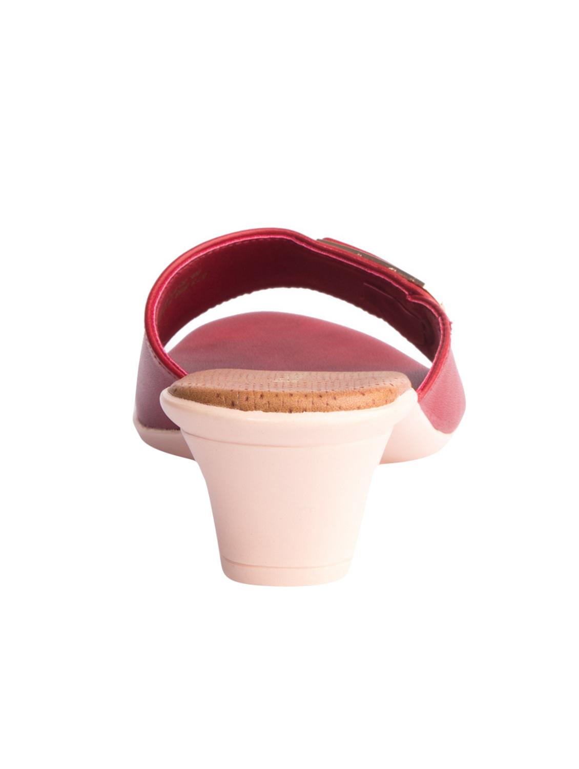 red slip on sandals - 15615668 - Zoom Image - 3