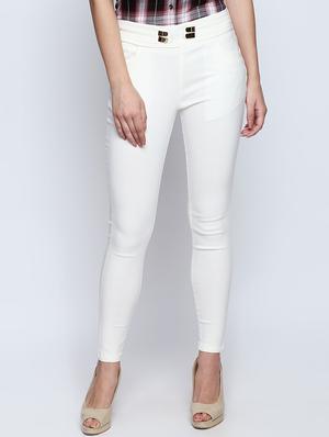 solid ankle length high rise jegging - 15615688 - Standard Image - 1