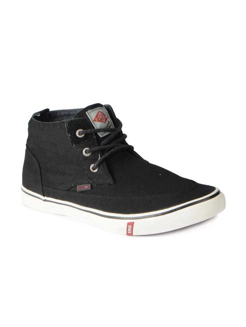 black Canvas lace up sneakers - 15615692 - Zoom Image - 1