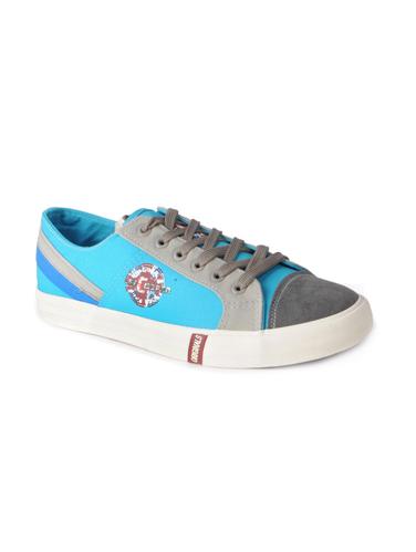 blue Canvas lace up sneakers - 15615694 - Very Small Image - 1