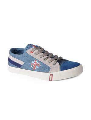 blue Fabric lace up sneakers - 15615700 - Standard Image - 1