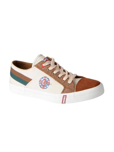 beige Canvas lace up sneakers - 15615701 - Very Small Image - 1