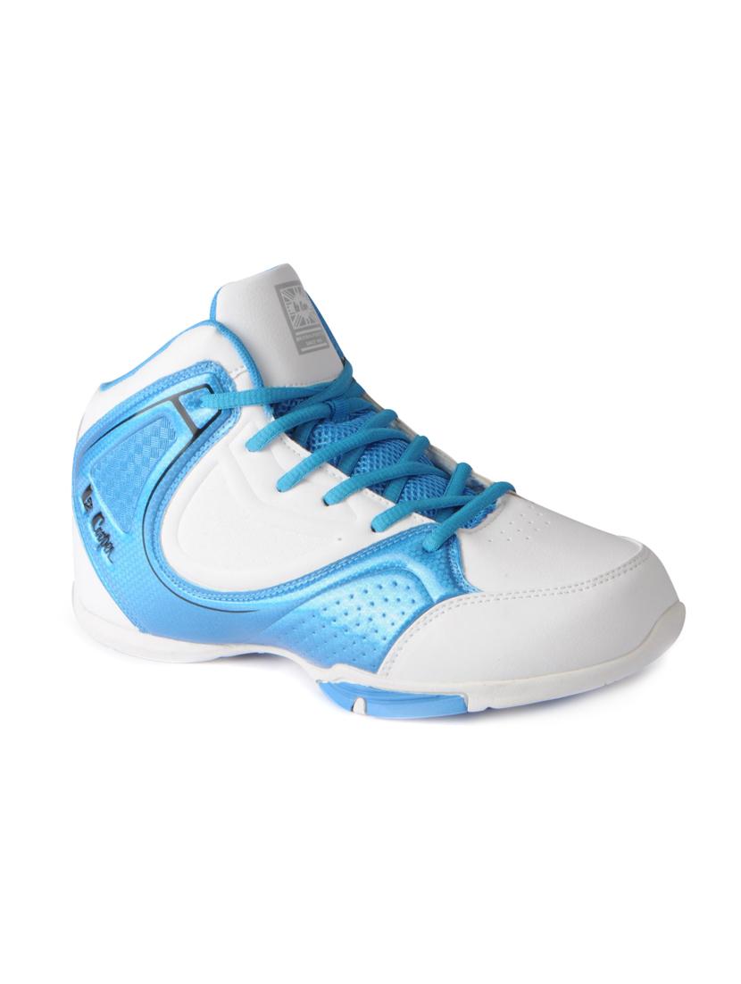 blue leatherette lace up sport shoes - 15616064 - Zoom Image - 1