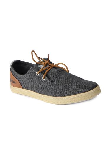 grey Canvas lace up sneakers - 15616073 - Very Small Image - 1