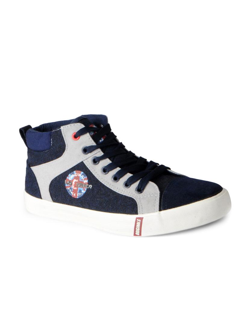 blue Canvas lace up sneakers - 15616078 - Zoom Image - 1