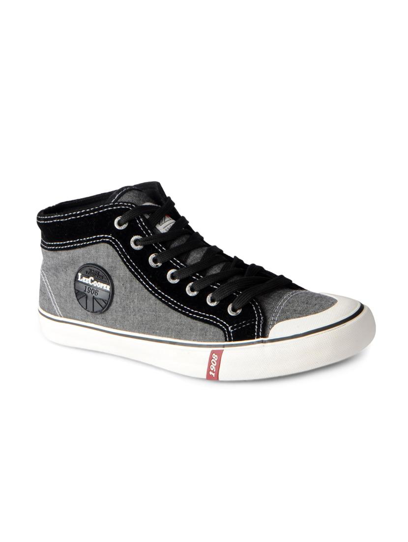 grey Canvas lace up sneakers - 15616080 - Zoom Image - 1
