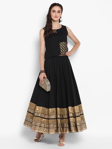 Foil printed skirt top set - 15616094 - Very Small Image - 1