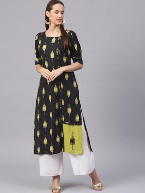 Kaantha straight kurta - 15616110 - Standard Image - 1