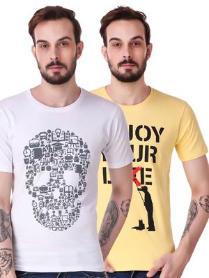 multi cotton combos tshirt - 15616123 - Standard Image - 1