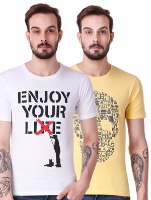 multi cotton combos tshirt - 15616126 - Standard Image - 1