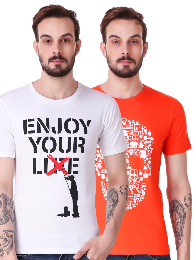 multi cotton combos tshirt - 15616128 - Zoom Image - 1