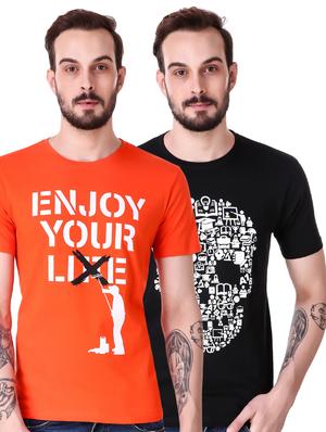 multi cotton combos tshirt - 15616137 - Standard Image - 1