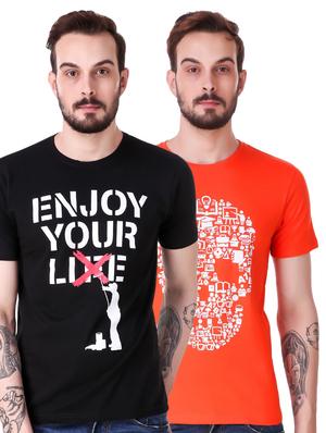 multi cotton combos tshirt - 15616148 - Standard Image - 1