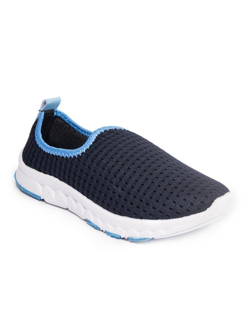 navy slip on casual shoes - 15616335 - Standard Image - 1