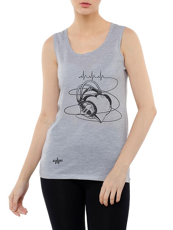 graphic print tank tee - 15616339 - Zoom Image - 1
