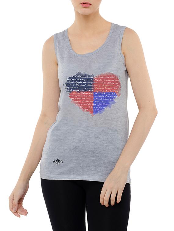 graphic print tank tee - 15616341 - Zoom Image - 1
