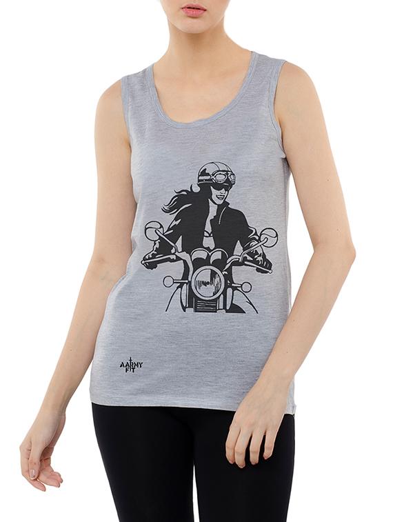 graphic print tank tee - 15616343 - Zoom Image - 1