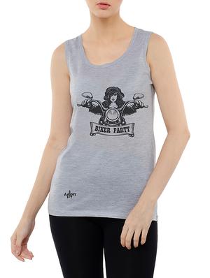 graphic print tank tee - 15616344 - Standard Image - 1