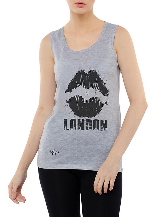 graphic print tank tee - 15616345 - Zoom Image - 1