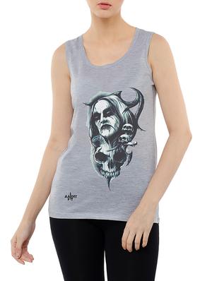 graphic print tank tee - 15616351 - Standard Image - 1