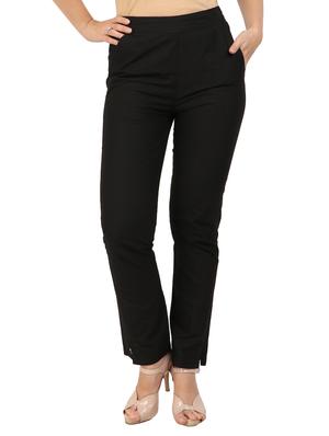 high waist flat front trouser - 15616427 - Standard Image - 1