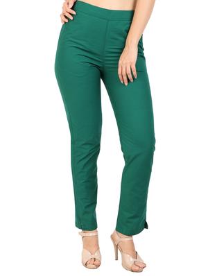 high waist flat front trouser - 15616429 - Standard Image - 1
