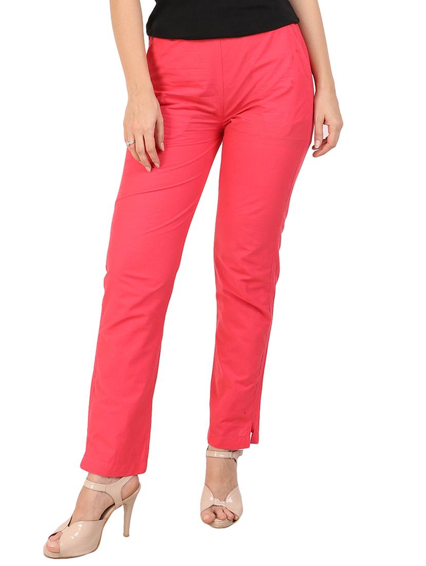 high waist flat front trouser - 15616430 - Zoom Image - 1