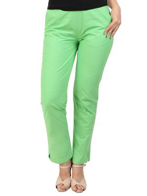 high waist flat front trouser - 15616432 - Standard Image - 1