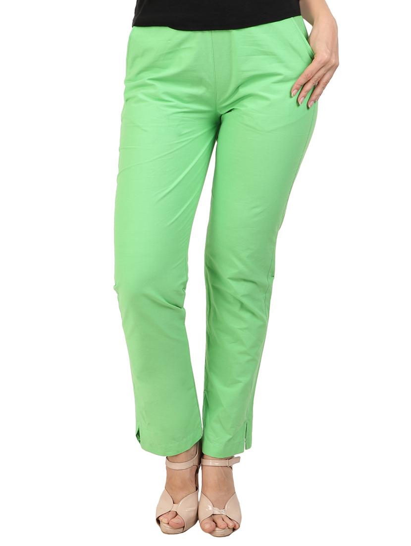 high waist flat front trouser - 15616432 - Zoom Image - 1