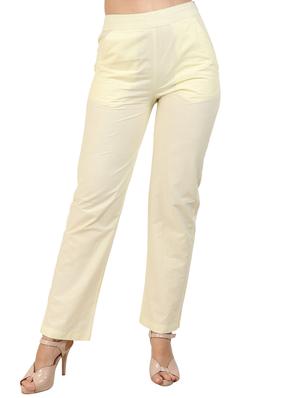 high waist flat front trouser - 15616437 - Standard Image - 1