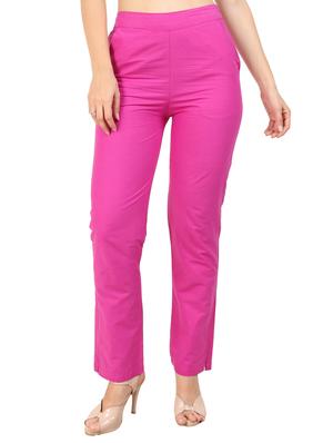 high waist flat front trouser - 15616438 - Standard Image - 1