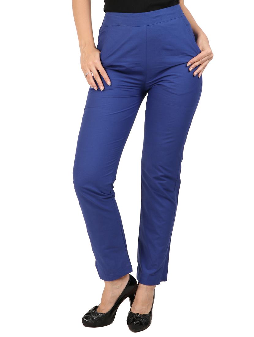 high waist flat front trouser - 15616441 - Zoom Image - 1