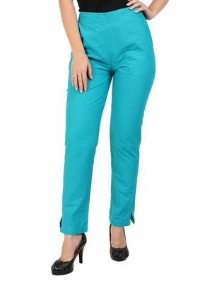 high waist flat front trouser - 15616443 - Standard Image - 1