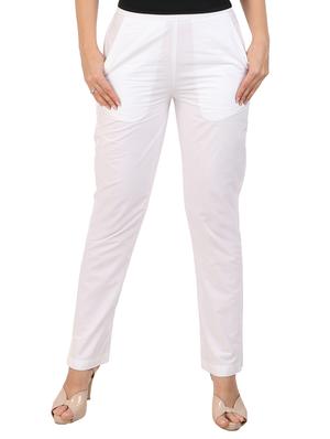 mid waist flat front trouser - 15616445 - Standard Image - 1