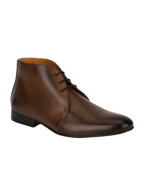 tan Leather low ankle boots - 15616457 - Standard Image - 1