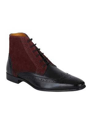 brown Leather low ankle boots - 15616463 - Standard Image - 1