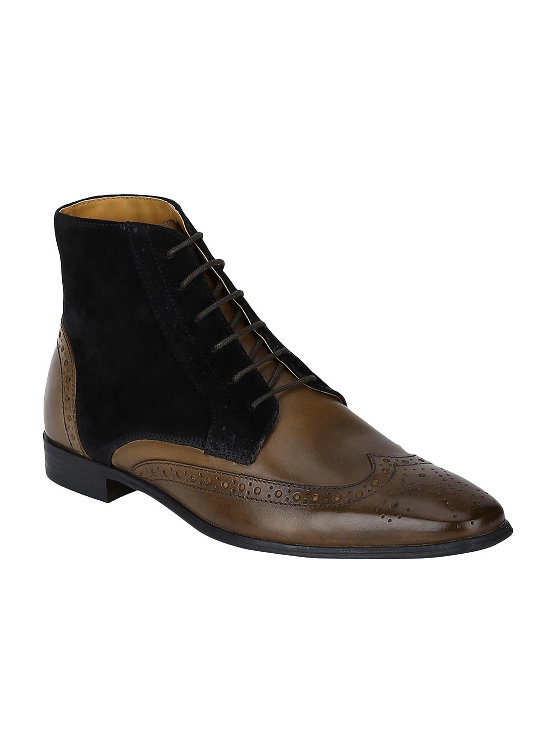 tan Leather low ankle boots - 15616464 - Zoom Image - 1