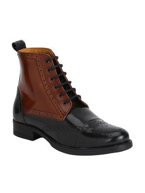 tan Patent Leather high ankle boots - 15616471 - Standard Image - 1