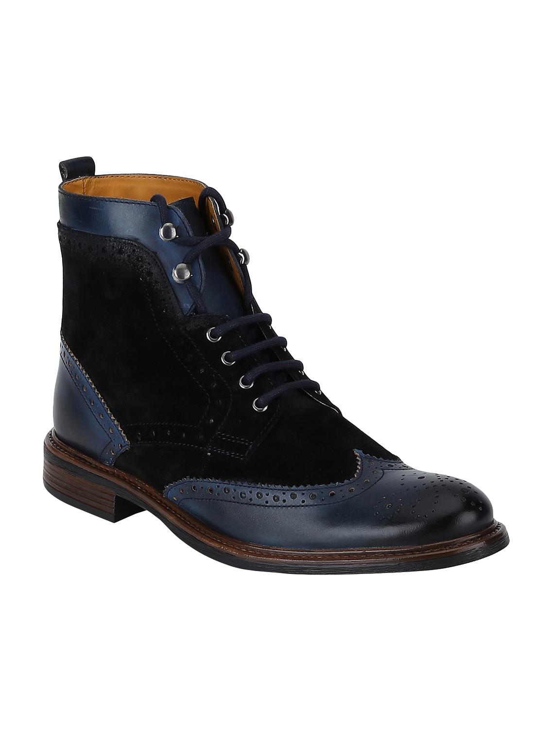 black Leather high ankle boots - 15616494 - Zoom Image - 1