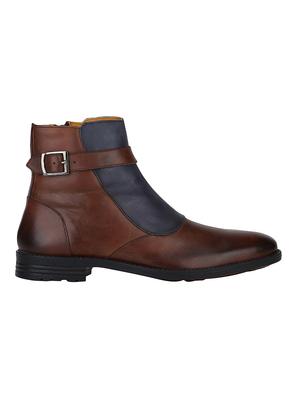 tan Leather high ankle boots - 15616499 - Standard Image - 1