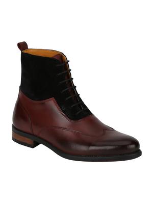 black Leather high ankle boots - 15616510 - Standard Image - 1