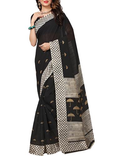 conversational printed bhagalpuri saree with blouse - 15616601 - Very Small Image - 1