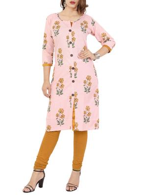 Printed straight kurta - 15616631 - Standard Image - 1