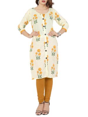 Printed straight kurta - 15616633 - Standard Image - 1
