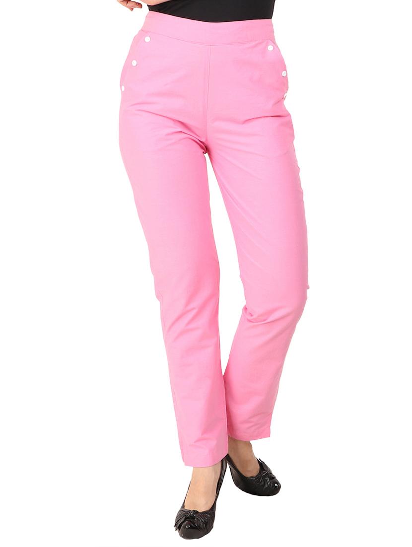 high waist flat front trouser - 15616732 - Zoom Image - 1