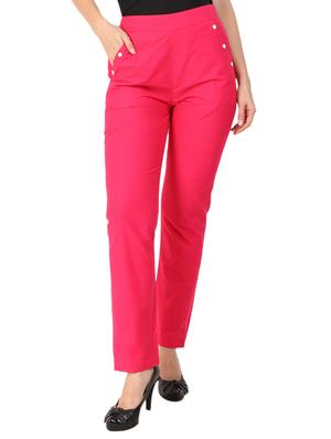 high waist flat front trouser - 15616736 - Standard Image - 1