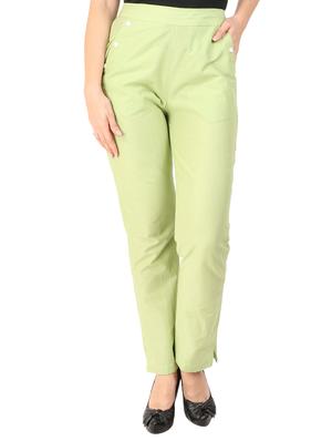 high waist flat front trouser - 15616737 - Standard Image - 1