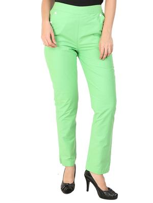 high waist flat front trouser - 15616738 - Standard Image - 1